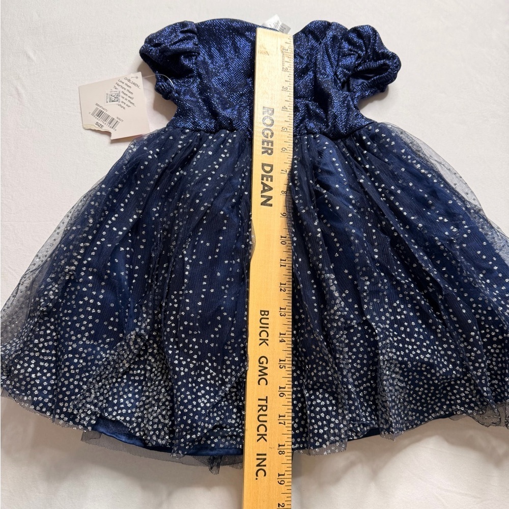 NWT Blueberi Boulevard Girls Sparkle Tulle Dress Shimmer Festival Dark Fairy 2T - Picture 8 of 9